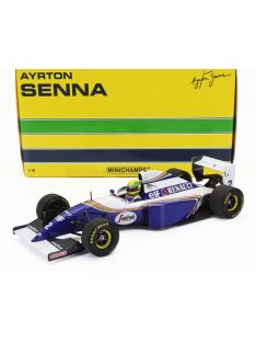   Minichamps - WILLIAMS F1  FW16 TEAM ROTHMANS RENAULT N 2 SAN MARINO ITALY GP 1994 AYRTON SENNA BLUE WHITE