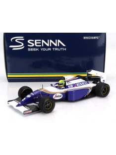   Minichamps - WILLIAMS F1  FW16 TEAM ROTHMANS RENAULT N 2 SAN MARINO GP DIRTY VERSION 1994 AYRTON SENNA BLUE WHITE