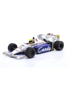   Minichamps - TOLEMAN F1  TG184 HART TURBO N 19 2nd MONACO GP 1984 AYRTON SENNA WHITE BLUE