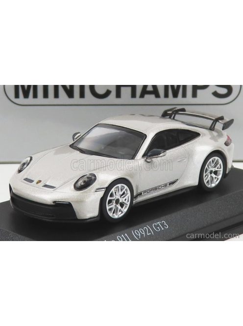 Minichamps - Porsche 911 992 Gt3 Coupe 2021 Silver