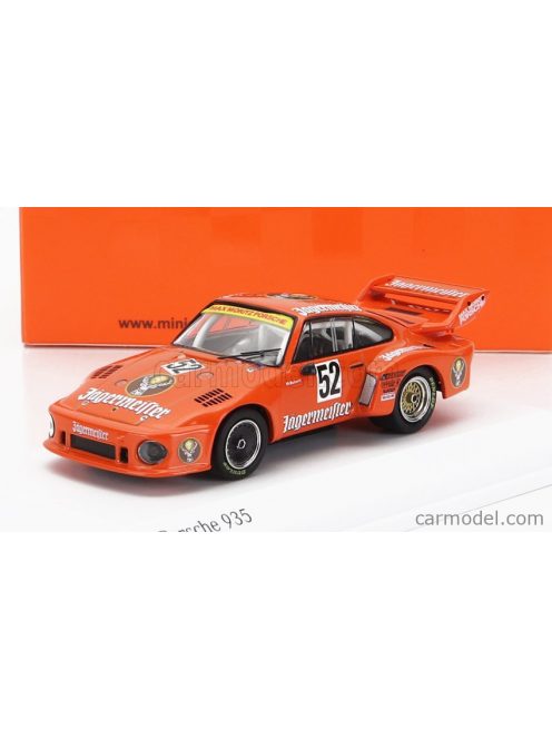 Minichamps - Porsche 935 Jagermeister Team Max Moritz N 52 Winner Drm Zolder 1977 Manfred Schurti Orange