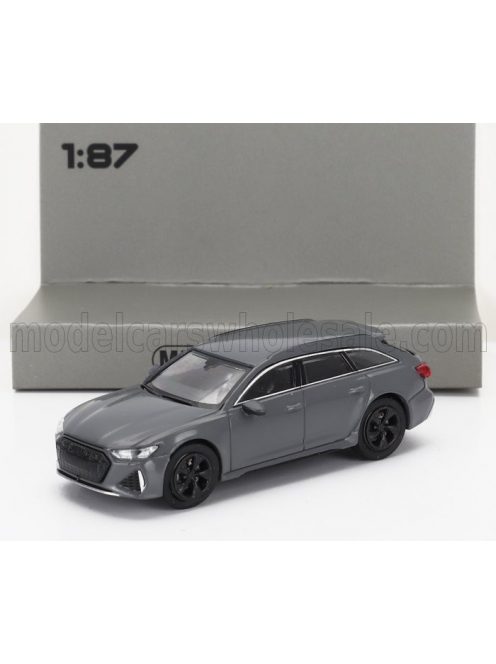 Minichamps - AUDI A6 RS6 AVANT SW STATION WAGON 2019 GREY