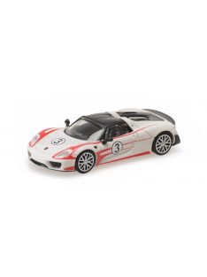   Minichamps - PORSCHE 918 SPYDER SALZBURG RACING DESIGN N 3 WEISSACHPACKAGE 2015 RED WHITE