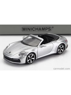   Minichamps - Porsche 911 992 Carrera 4S Cabriolet Open 2019 Silver