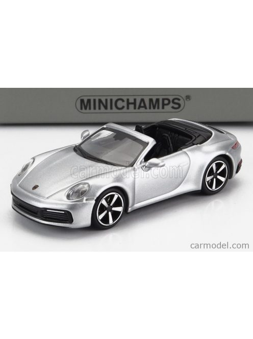 Minichamps - Porsche 911 992 Carrera 4S Cabriolet Open 2019 Silver