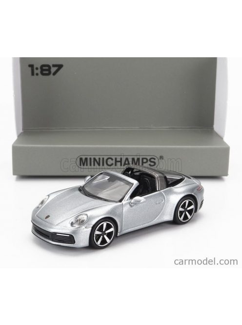 Minichamps - Porsche 911 992 Targa 4 Spider 2020 Blue Silver