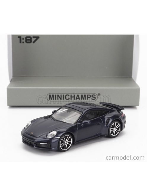 Minichamps - Porsche 911 992 Turbo S Coupe 2020 Blue Met