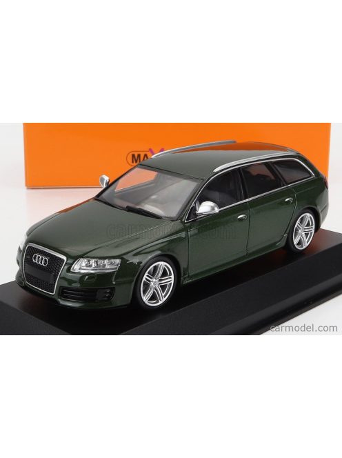 Minichamps - Audi A6 Rs6 Avant Sw Station Wagon 2007 Green Met