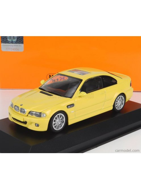 Minichamps - Bmw 3-Series M3 (E46) Coupe 2001 Yellow