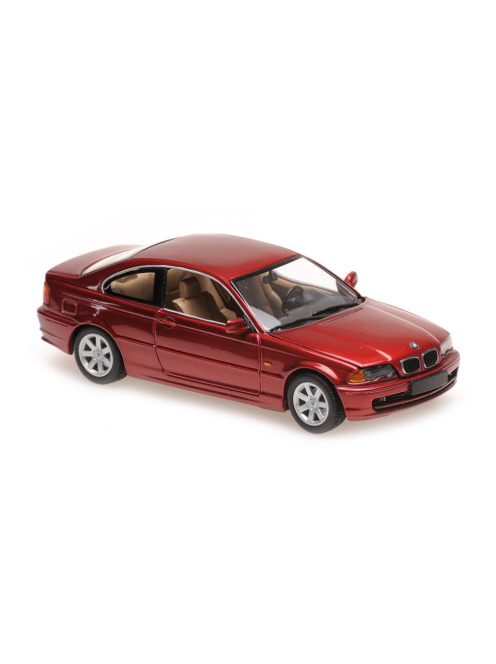 Minichamps - 1:43 BMW 3ER COUPE (E46) – 1999 – RED METALLIC - MAXICHAMPS - MINICHAMPS