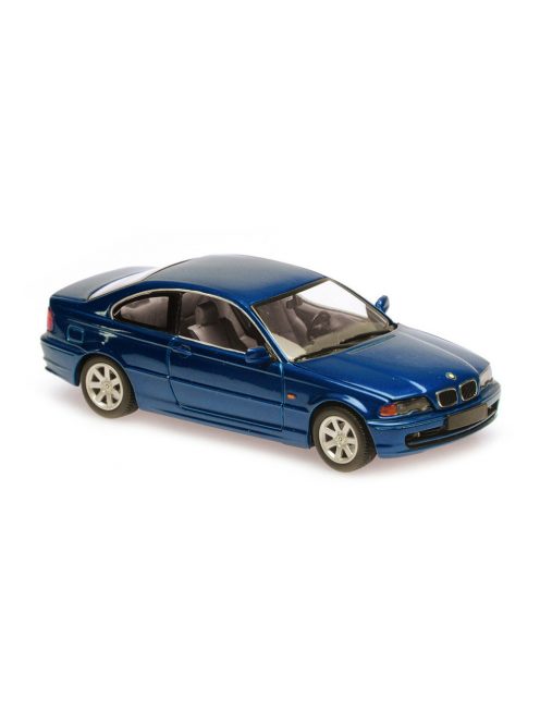 Minichamps - 1:43 BMW 3ER COUPE (E46) – 1999 – BLUE METALLIC - MAXICHAMPS - MINICHAMPS