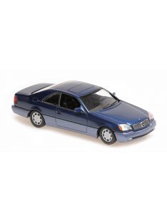   Minichamps - 1:43 MERCEDES-BENZ 600SEC COUPE – 1992 – BLUE METALLIC - MAXICHAMPS