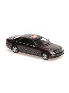   Minichamps - 1:43 Mercedes-Benz S-Class (W220) - 1998 - Dark Red Metallic - Maxichamps