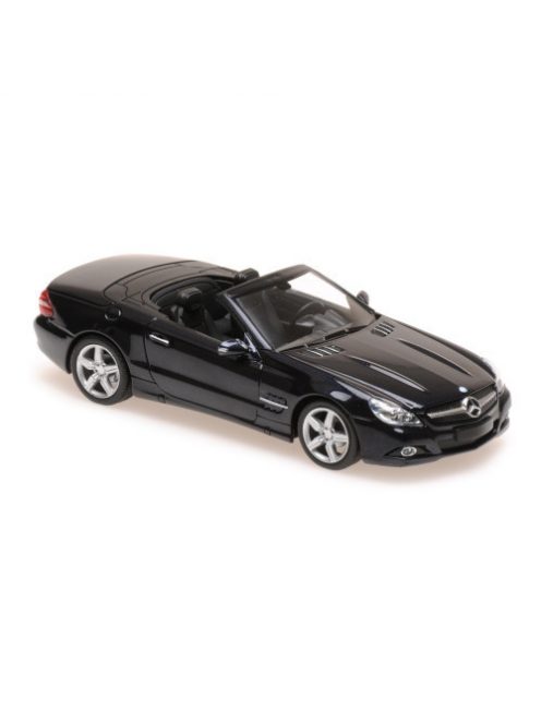 Minichamps - 1:43 Mercedes-Benz Sl-Class (R230) - 2008 - Blue Metallic - Maxichamps