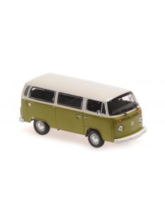   Minichamps - 1:43 VOLKSWAGEN T2 BUS – 1972 – WHITE/GREEN - MAXICHAMPS - MINICHAMPS