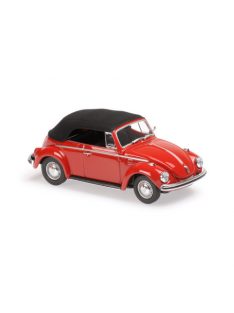   Minichamps - 1:43 Volkswagen 1302 Cabriolet -1970 - Red - Maxichamps