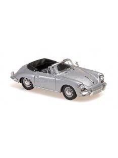 Minichamps - PORSCHE 356 C CABRIOLET OPEN 1965 SILVER