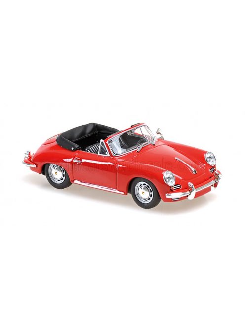 Minichamps - PORSCHE 356 C CABRIOLET OPEN 1965 RED