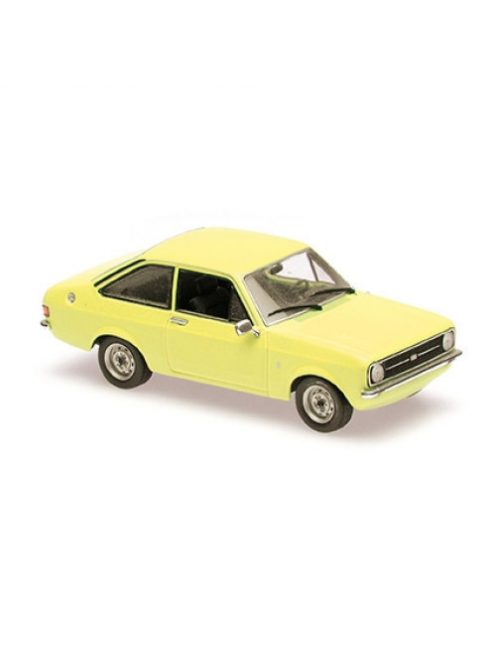 Minichamps - 1:43 Ford Escort - 1975 - Yellow - Maxichamps