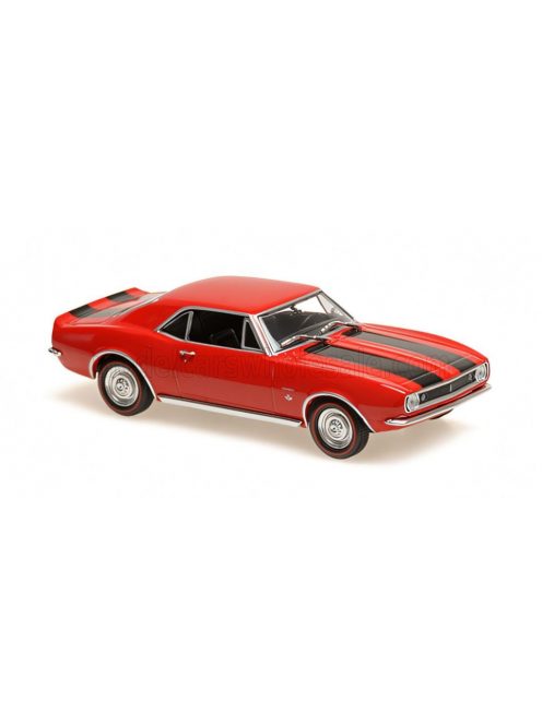 Minichamps - CHEVROLET CAMARO 1967 RED BLACK