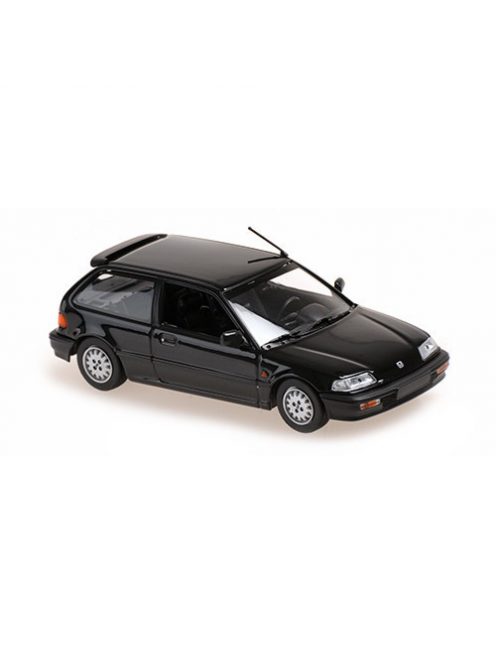 Minichamps - 1:43 Honda Civic - 1990 - Black - Maxichamps