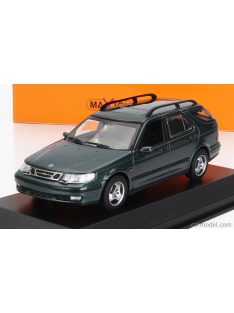   Minichamps - Saab 9-5 Break Sw Station Wagon 1999 Dark Green Met