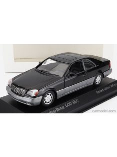 Minichamps - Mercedes Benz S-Class 600Sec (C140) 1992 Black