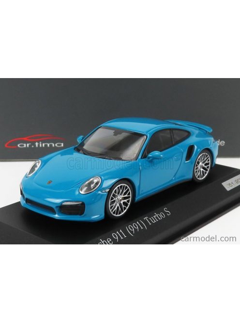 Minichamps - Porsche 911 991 Turbo S 2014 Miami Blue