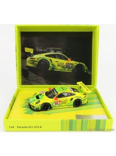   Minichamps - Porsche 911 991-2 Gt3 R Team Manthey Racing N 911 2Nd 24H Nurburgring 2019 E.Bamber - M.Christensen - K.Estre Yellow Green