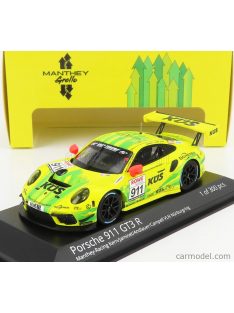   Minichamps - Porsche 911 991-2 Gt3 R Team Manthey Racing N 911 Vln 24H Nurburgring 2020 M.Campbell - L.Kern - M.Jaminet - J.Anlauer Yellow Green