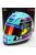 Mini Helmet - Schuberth Helmet F1 Casco Helmet Vf-22 Team Haas N 47 Miami Gp 2022 Mick Schumacher Light Blue Black