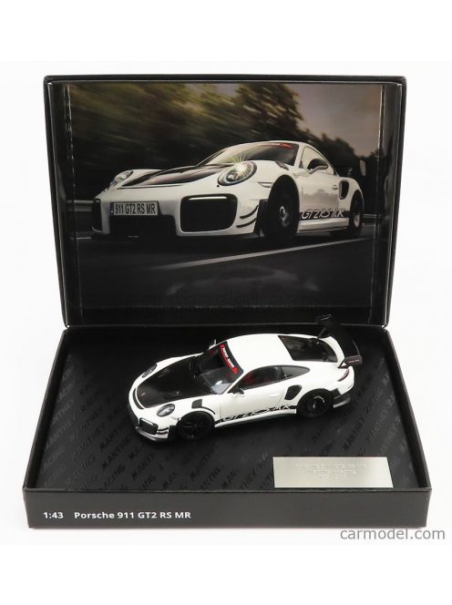 Minichamps - Porsche 911 991-2 Gt2 Rs Mr Team Manthey Racing 2018 White Black