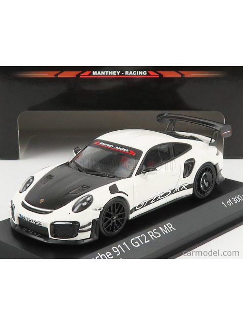 Minichamps - Porsche 911 991-2 Gt2 Rs Mr Team Manthey Racing 2018 White Black