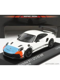   Minichamps - Porsche 911 991-2 Gt3 Rs Mr Team Manthey Racing 2020 White Light Blue