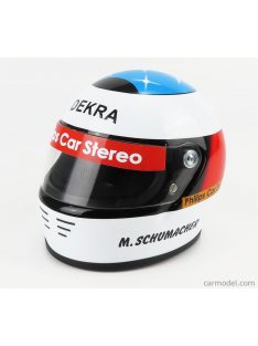   Mini Helmet - Bell Helmet F1 Casco Helmet Jordan 191 Ford N 32 First F1 Race Gp Spa Belgium 1991 M.Schumacher White Blue