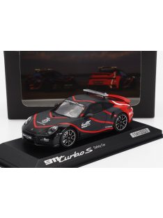   Minichamps - PORSCHE 911 992 TURBO S COUPE SAFETY CAR WEC 2023 BLACK RED