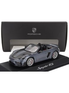   Minichamps - PORSCHE BOXSTER 718 (982) SPIDER 2024 BLUE GREY MET