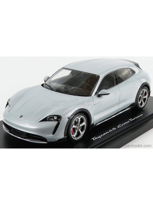 Minichamps - Porsche Taycan 4S Cross Turismo 2021 - Con Vetrina - With Showcase Ice Grey