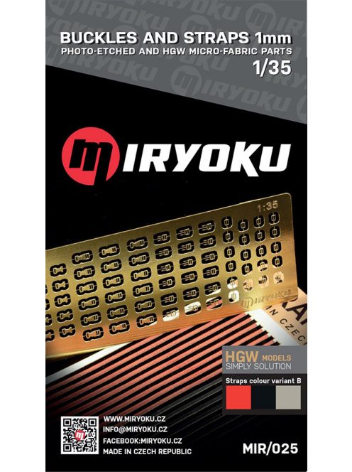 Miryoku - 1/35 Buckles and straps 1mm (B)