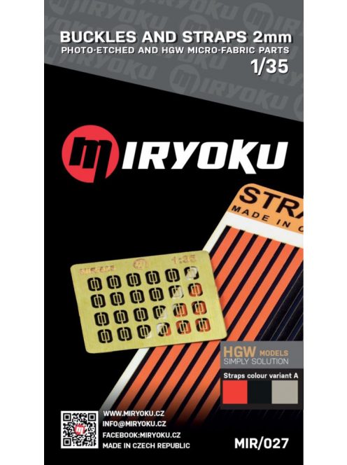 Miryoku - 1/35 Buckles and straps 2mm (B)