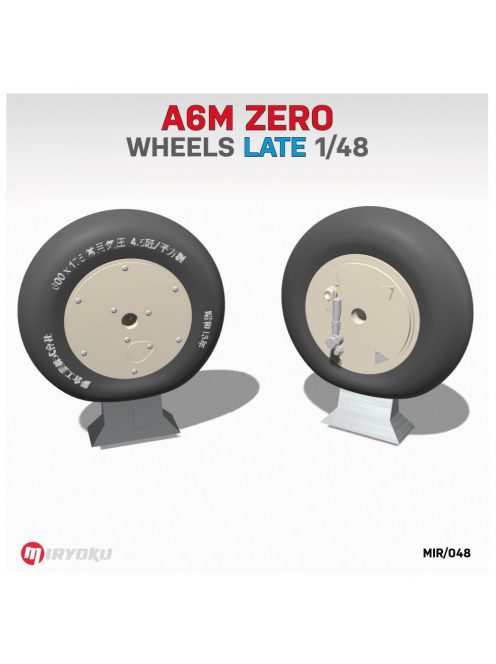 Miryoku - 1/48 A6M zero wheels late - Miryoku