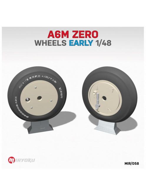 Miryoku - 1/48 A6M zero wheels early - Miryoku