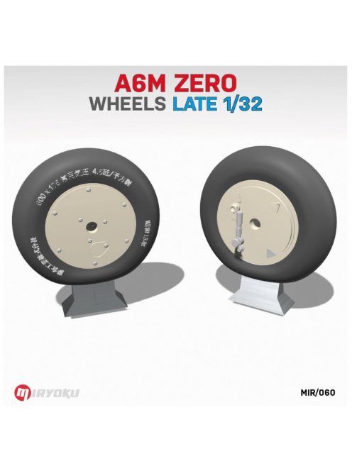 Miryoku - 1/32 A6M Zero wheels late - Miryoku