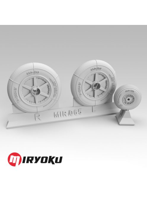 Miryoku - 1/48 BF109 E/F/G2 - early version, slick tyre 650X150