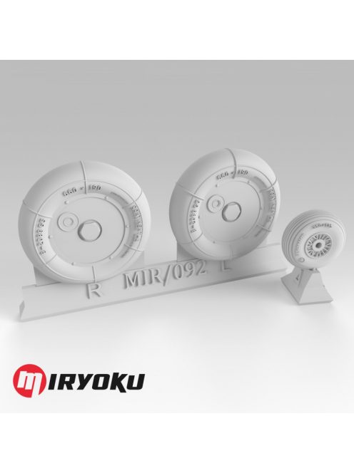 Miryoku - 1/35 BF109 G WHEELS- SCREWED DISC 660X190