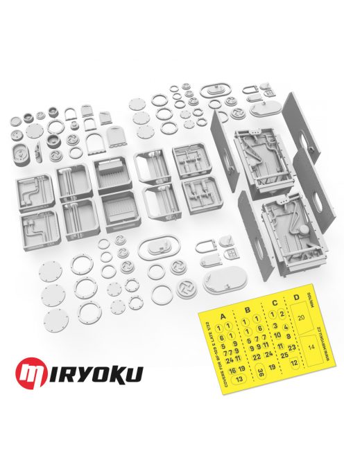 Miryoku - 1/32 COVERS FOR BF-109 E7