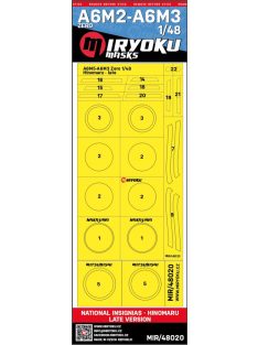   Miryoku - 1/48 A6M2 - A6M3 -  National Insignias - Hinomaru - LATE