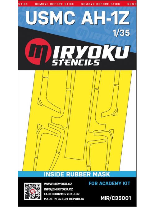 Miryoku - 1/35 USMC AH-1Z VIPER -  Inside rubber mask