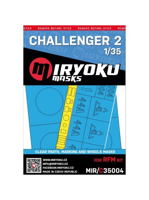 Miryoku - 1/35 CHALLENGER 2  -  Masks