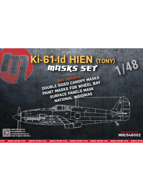 Miryoku - 1/48 Ki-61-Id HIEN - MASKS SET